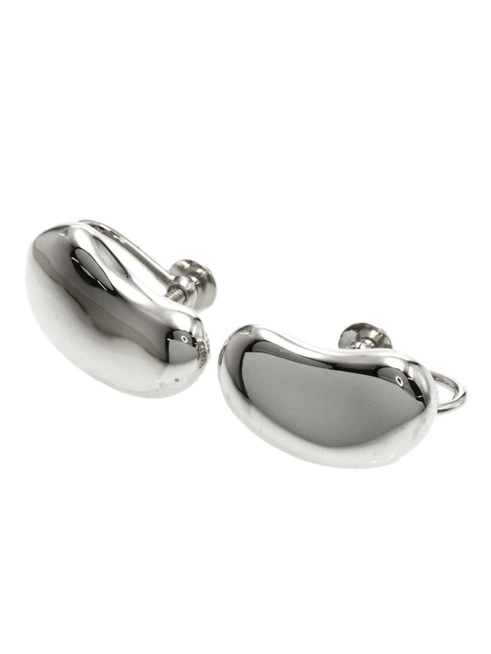 Tiffany & Co Bean Earrings Silver